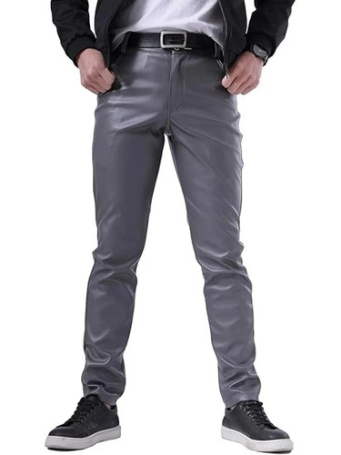 Herren grau leder hose 100 - leder, 100%