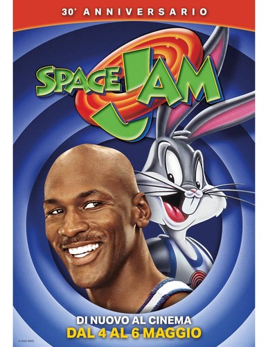Locandina space jam looney - space,