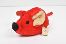 Steiff Cosy Fiep - Maus Stofftier - rot - Vintage