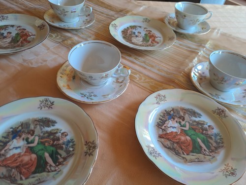 5tlg kaffee tee set mit - kaffee-/, tee-set
