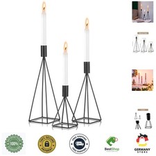 Kerzenständer Set 3er Metall