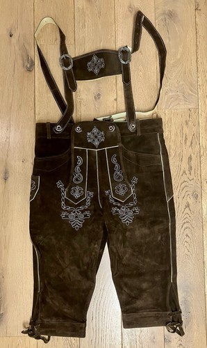 Herren wildleder kniebundhose - wildleder,