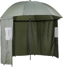 Cormoran Schirmzelt 2,50m 210D Angelschirm mit Umhang Sonnenschirm Schirm Zelt