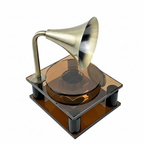 Kristallgrammophon dekorativ - kristallgrammophon,