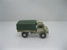 Roco -H0 1:87- Bundeswehr - MB Unimog - Pritsche Plane - wüstentarn gesupert