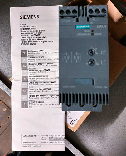 Siemens sirius 3rw30 - siemens,