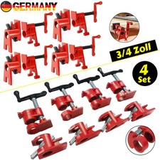 4X 3/4"Rohrschraubzwinge