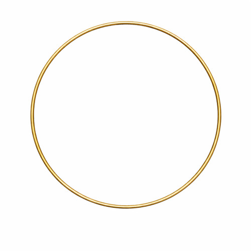 Metallring 40cm gold draht - gold,