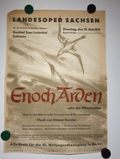 Plakat Oper "Enoch Arden"
