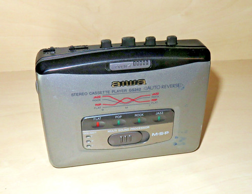 Walkman aiwa gs242 p - aiwa, mc