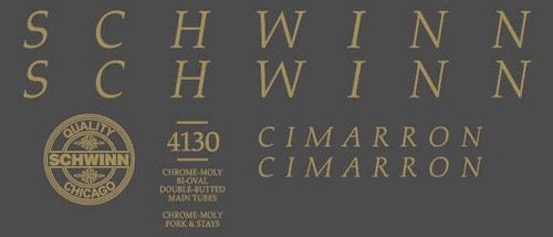 Schwinn cimarron aufkleber - schwinn,