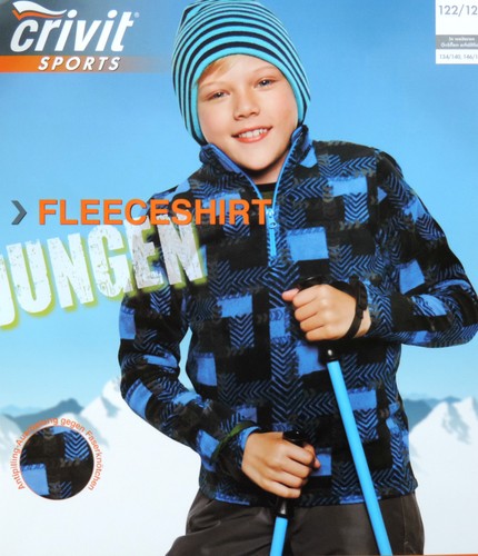 Jungen fleeceshirt shirt - fleeceshirt,