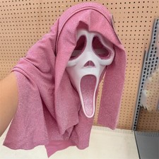 Ghostface Pink Glitter Mask