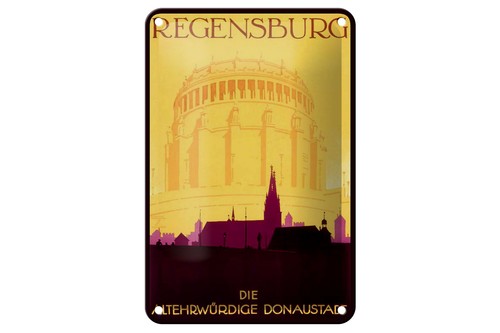 Blechschild reise 12x18 - reise, cm