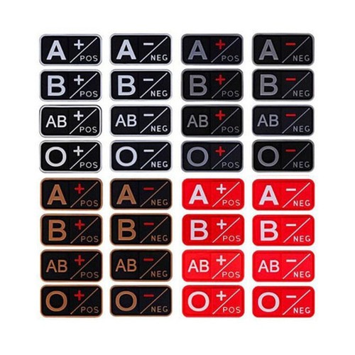 Pvc blutgruppen patch - pvc,