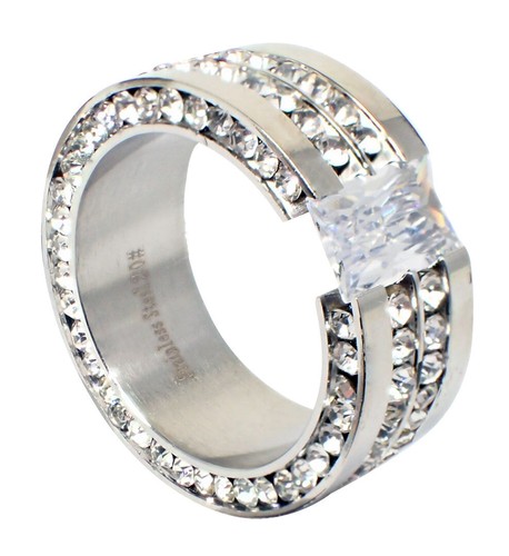 Edelstahlring damen spannring - damen,