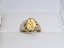 585 Gold Ring Initialen "RL"