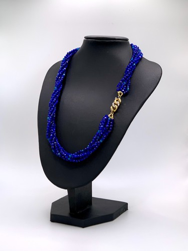 Halskette lapislazuli apatit - lapislazuli,