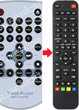 Ersatz Fernbedienung passend für Tivoli Music System