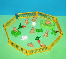 PLAYMOBIL ⭐ Figuren ⭐ Hasen großes Freilaufgehege Sammlung Konvolut 29/26 ⭐