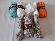 Handstrickgarn - verschiedene Baumwollknäuel Cotolino (3Pagen) diverse Farben