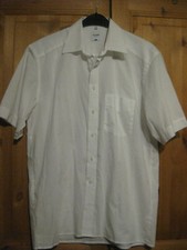 OLYMP TENDENZ Herren Hemd Gr. 40   15 3/4"weiß Top 100% Baumwolle