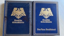 2 alte große Prunk Bücher Deutsche Gedenkhalle bebildert Deutsches Reich 1WK
