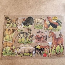 Oblaten Glanzbilder Tiere Vom