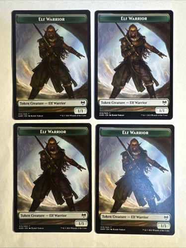 Mtg kaldheim elf - 4x, warrior