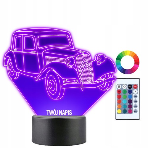 Led nachtlampe citroen - 3d,
