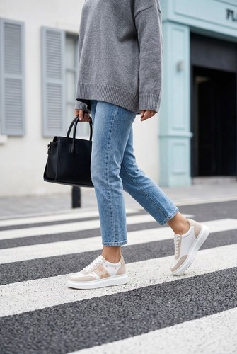 Felmini sneaker damen beige - damen,
