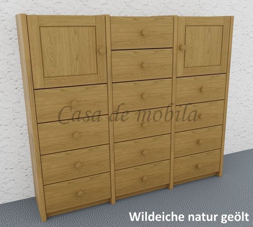 Massivholz highboard kernbuche - massivholz,