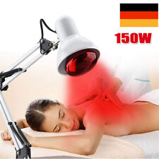 Rotlichtlampe Wärmelampe Rotlicht Infrarotlampe  Faltbar Therapie lampe 150W DHL