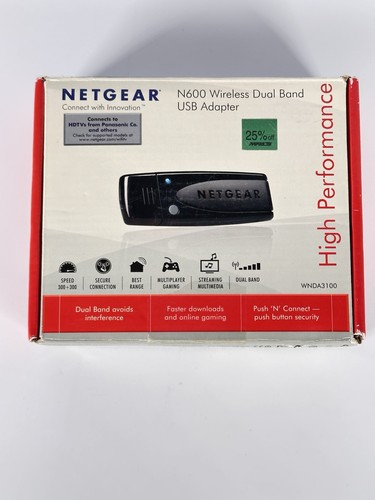 Netgear wnda3100 wireless n600 - netgear,