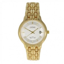 Cathay Herrenuhr vergoldet mit