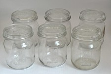 6 alte GERRIX Einmachgläser -