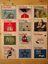 12x Spotlight Englisch Audio CD + Inlet von 2017 - TOP