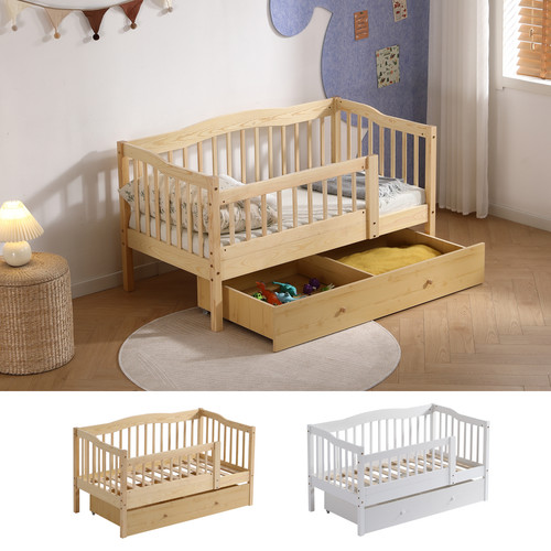 Massivholz kinderbett weiß - massivholz,