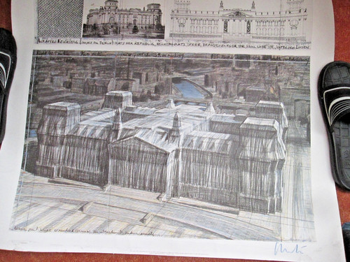 Christo wrapped reichstag - christo,