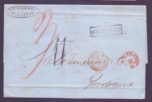 Faltbrief 1855 stempel - faltbrief,