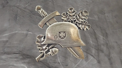 Pin stahlhelm mit - pin,