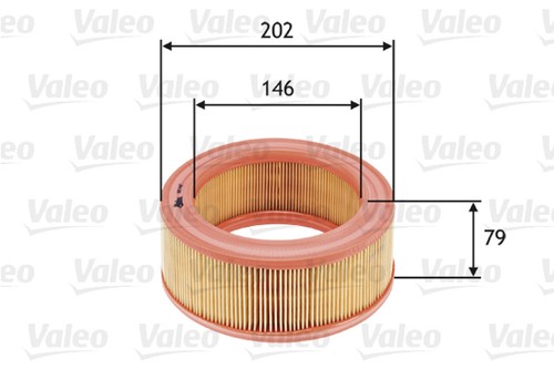 Valeo luftfilter 585642 - luftfilter,