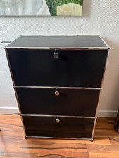USM HALLER TEILE AUSSEN TABLARE 6 X 35er 1 X 75er 3X KLAPPTÜR 75er SCHWARZ
