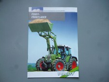 FENDT-FRONTLADER  Traktoren Orig. Schlepper Prospekt 8 Seiten