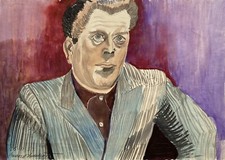 Naiv Expressionist Mann