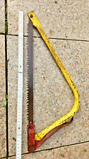Spitz zulaufende  kleinere Bügelsäge aus Metall für frisches Holz 38cm Blatt