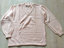 Pullover L Lachs Strick