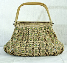 Damen Henkel Korb Tasche