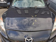 Mazda 3 BL Motorhaube Haube Klappe Deckel Bonnet vorn 16W Granitschwarz KRATZER