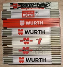 7 Stück 2m Würth Zollstock